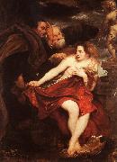 DYCK, Sir Anthony Van Susanna and the Elders dfg oil painting artist